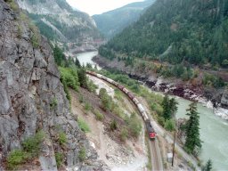 Long Train Running British Columbia Canada Roadtrip